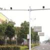 Manufacturer's double-arm traffic monitoring pole electronic monitoring pole signal pole camera hot-dip galvanized octagonal monitoring