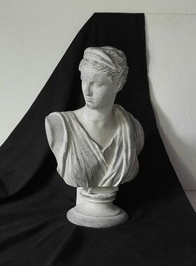 仿石膏头像半身像摆件素描美术写生模具教具雕塑酒店门店装饰品