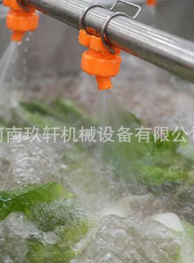 全自动气泡蒜苗清洗机 预制菜清洗设备 小葱清洗风干流水线
