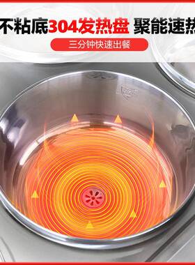 不锈钢商用水饺炉电热麻辣烫饺子馄饨专用电热煮多功能节能煮面炉