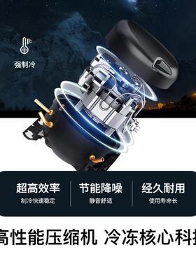 珠峰1400L-2300L大容量商用冷柜节能双压缩机智能温控卧式冷柜