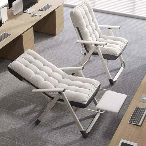 可折叠椅公室APQ午休两用椅家用电脑宿舍懒人沙发椅躺椅靠办背靠 - 图1