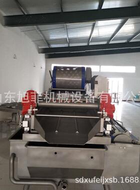 小型蔬菜旋流全自动清洗机不锈钢多动能瓜果涡流气泡清洗设备