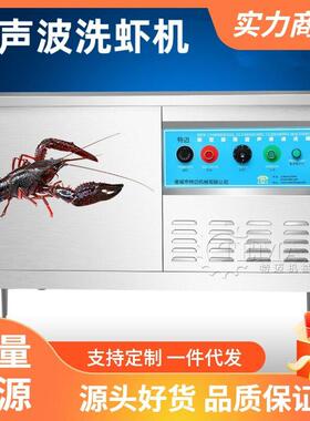 商用小龙虾清洗机洗虾机超声波气泡清洗机自动商用龙虾清洗设备