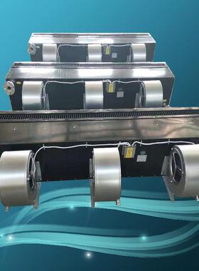 1.8米蒸汽型离心式风幕机顶吹风热水型空气幕工业型离心式热风幕
