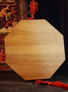 桃木兽头八卦镜挂件狮咬剑虎头八卦镜兽头虎头镜厕所化妆室门对门