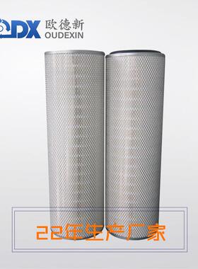 空气过滤芯175884000风机滤芯阻燃聚酯纤维六耳快拆滤筒除尘滤芯