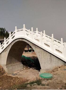 厂家支持来图预约石栏杆 石雕装饰小桥护栏 免费安装