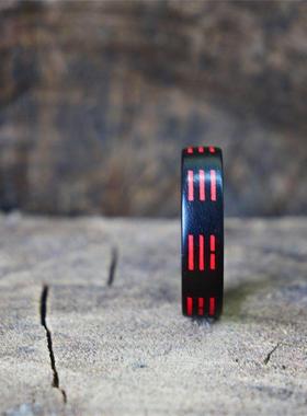 八卦朱砂戒指手工古风汉服小众简约道系男女风水ins传统文化