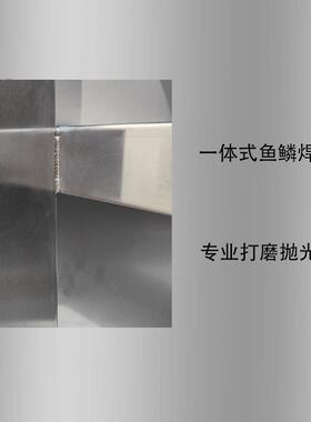 不锈钢四门双门碗柜滑动门餐厅食堂橱柜餐盘柜多层四门商用