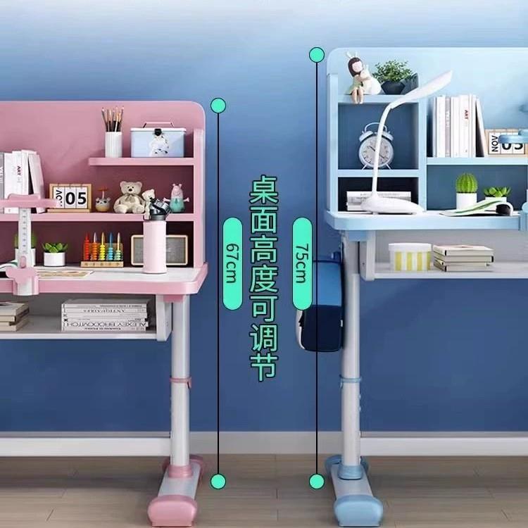 Children's study table elementary school students' home simple student desk chair writing homework desk set lifting table