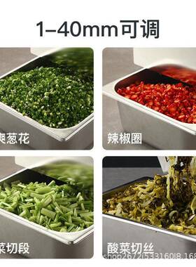 商用葱花神器电动多功能切菜机小型韭菜芹菜切片切段切圈大葱辣椒