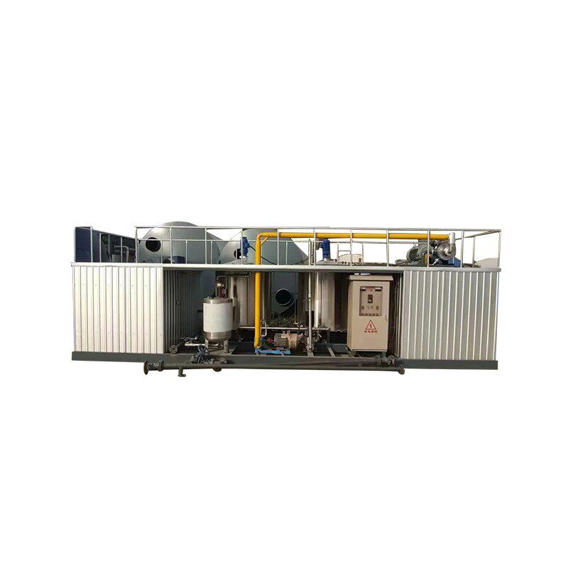 Road colored asphalt equipment thermal oil heating burner 6 tons modified asphalt intelligent automation unit