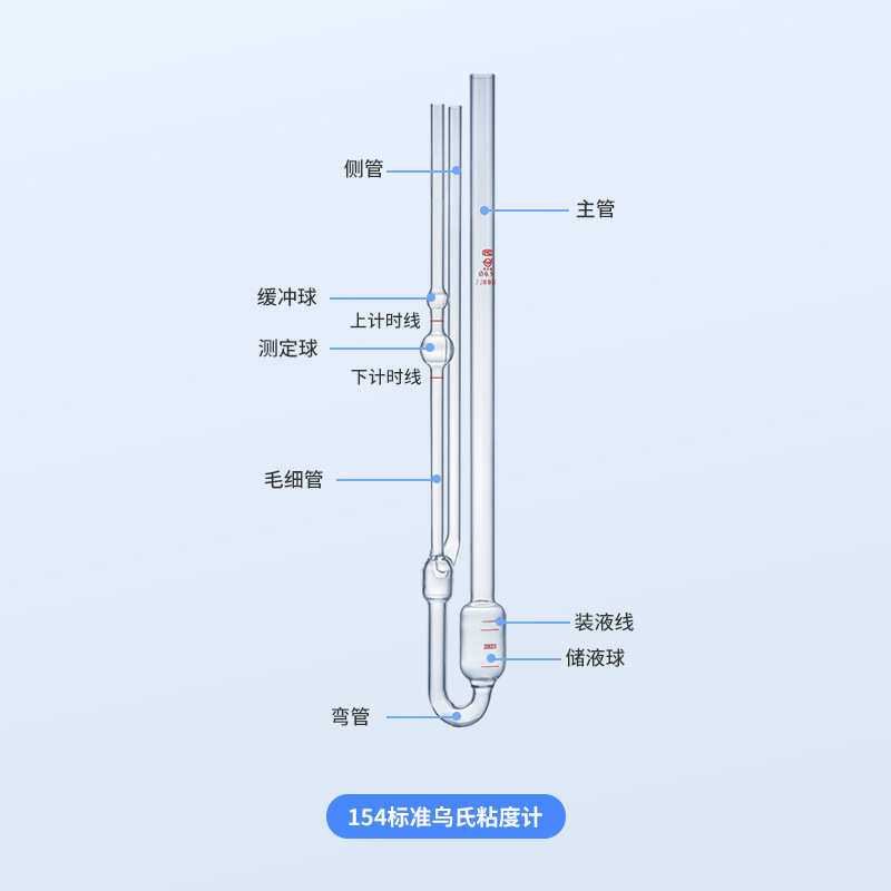 154高温粘度计标准乌氏硼动硅石油运玻璃高实验室毛细管定制耗材 - 图3