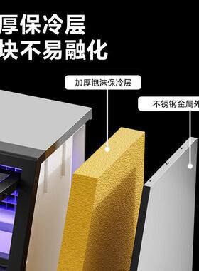工厂商用制冰机 奶茶店酒吧适用快速出冰全自动冰块制造机