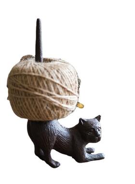 铸铁麻绳架猫咪小鸟缝纫机装饰摆件复古杂货花园庭院阳台