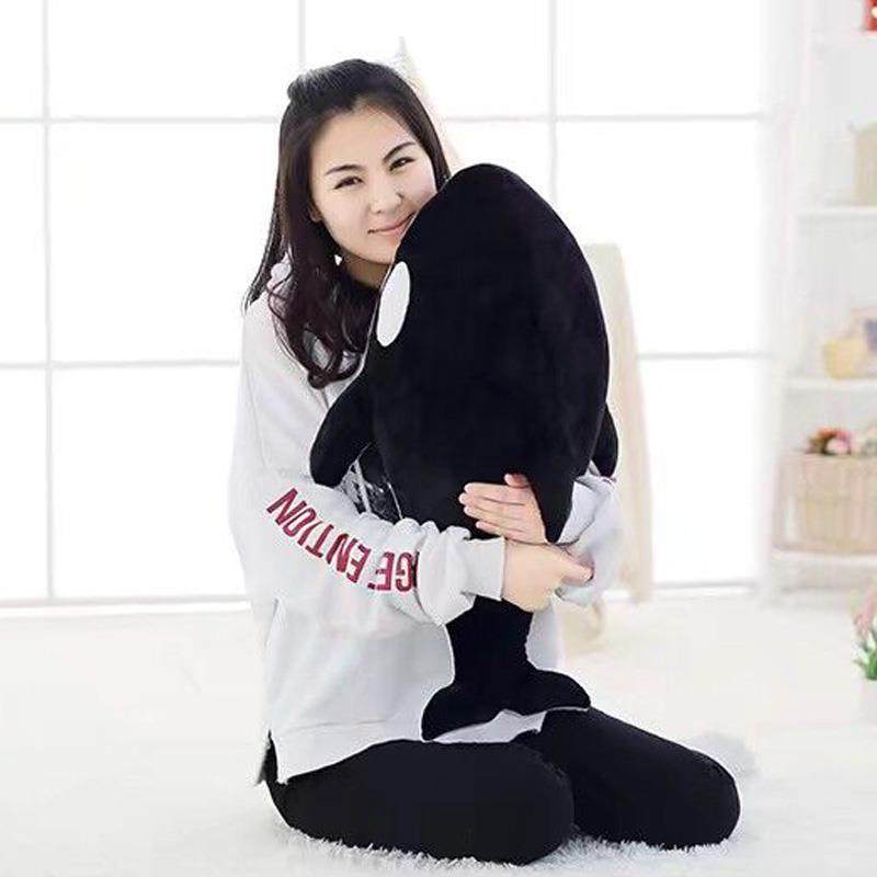 可爱黑虎鲸毛绒玩具公仔鲸鱼抱枕海豚布娃娃儿童礼品女生礼物,淘宝优惠券,粉丝福利购,淘宝优惠卷