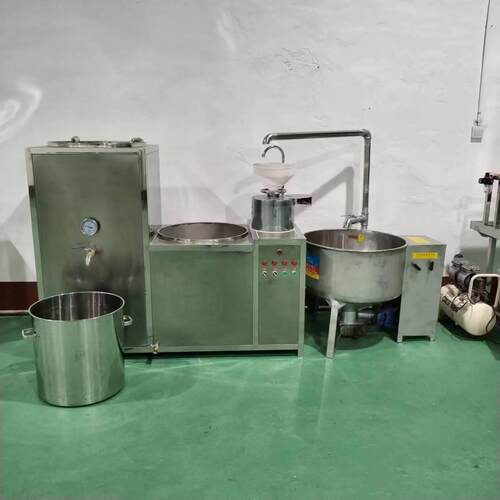 不锈钢气动压榨豆腐机操作简单的豆腐加工设备做豆腐的设备豆浆机 - 图1