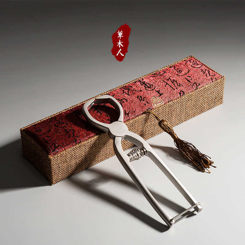 普洱不锈钢黑配件  茶茶器开茶304茶茶道钳工具刀钳弹簧针茶饼,淘宝优惠券,粉丝福利购,淘宝优惠卷