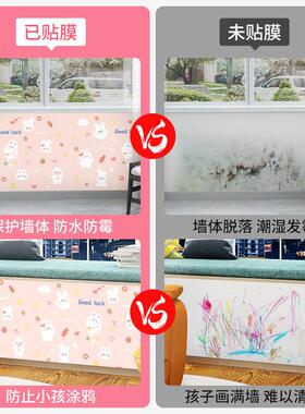 宿舍加厚书桌学习桌面贴纸翻新防水防潮女孩装饰桌子布置卡通自粘