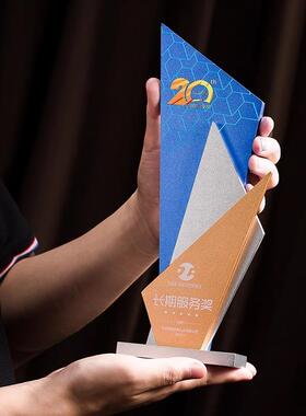 全铝金属创意奖杯定制定做 彩色金属奖杯大奖杯年会颁奖荣誉礼品