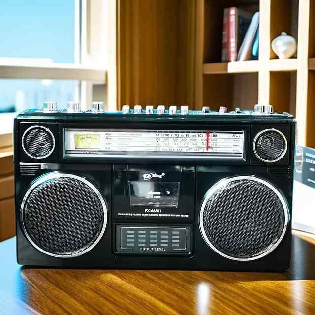 European and American retro two-channel stereo tape player cassette player audio recorder radio Bluetooth charging