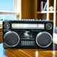 European and American retro two-channel stereo tape player cassette player audio recorder radio Bluetooth charging