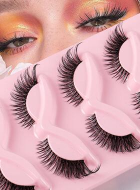 5 Pairs Cat Eye Lashes Fake Eyelashes Natural long Lashes
