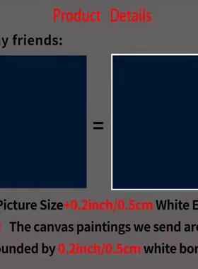 Simple Trendy Text Printing Poster Simple Canvas Decorations