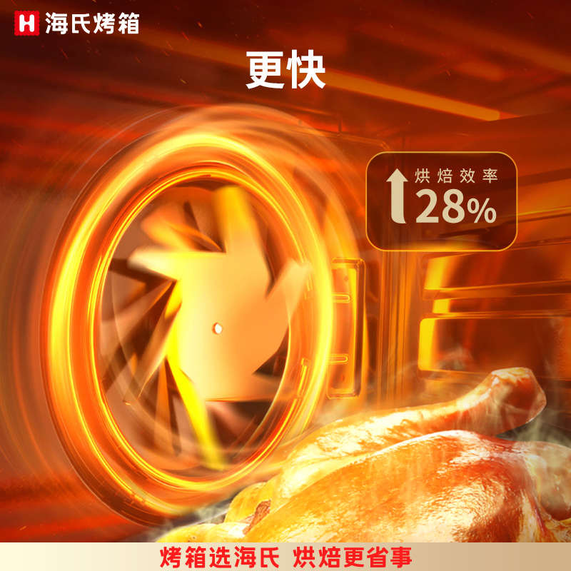 海氏i9智能风炉烤箱家用烘焙商用多功能发酵小型2023新款电烤箱 - 图2