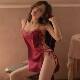 ຊຸດນອນ sexy ສໍາລັບແມ່ຍິງ, nightgown ຮ້ອນ, lace suspenders, underwear ອາລົມຮ້ອນ, ຜ້າໄຫມກ້ອນ, ຄວາມຮູ້ສຶກສູງ, 2026 ໃຫມ່ຂະຫນາດໃຫຍ່