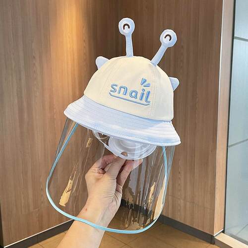 婴幼儿外出防护面罩儿童全脸新生婴儿小月龄宝宝初生防疫帽防飞沫 - 图3