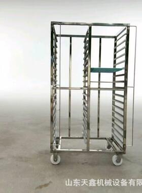 定制工厂仓库用架子车食品厂冷库用冷冻周转车304不锈钢架子