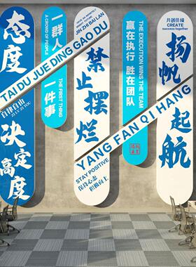 业绩就是尊严办公室墙面装饰氛围布置销售会议励志标语企业文化贴