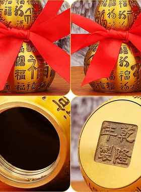 黄铜祥云百福葫芦客厅家居办公室装饰品景区热卖金属工艺品铜摆件