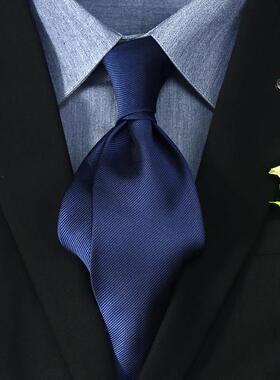 高级感暗红黑花男士手打领带新款复古商务绅士新郎结婚礼盒1023r