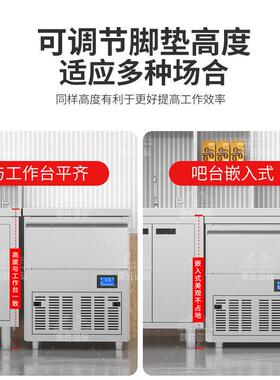 圆柱制冰机商用全自动奶茶店酒吧KTV圆柱形冰块机商用制冰机