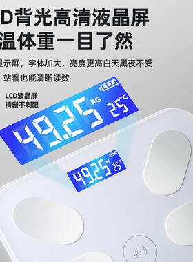 艾斯凯电子秤2026新款家用智能体脂秤精准测体重秤人体秤称重测量