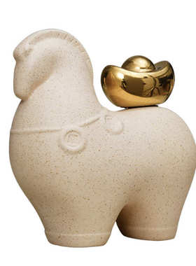 轻奢高档马上有钱装饰品摆件客厅玄关电视柜酒柜桌面工艺装饰摆件