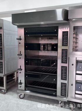 电烤箱商用一层2盘3层6盘欧款甲板电烤箱跨境电商electricoven