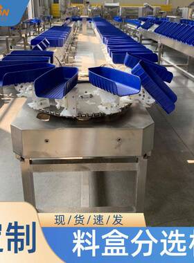 肉类加工大料盒分选机 鱼虾贝类重量分级称 瓜果蔬菜自动化分选机