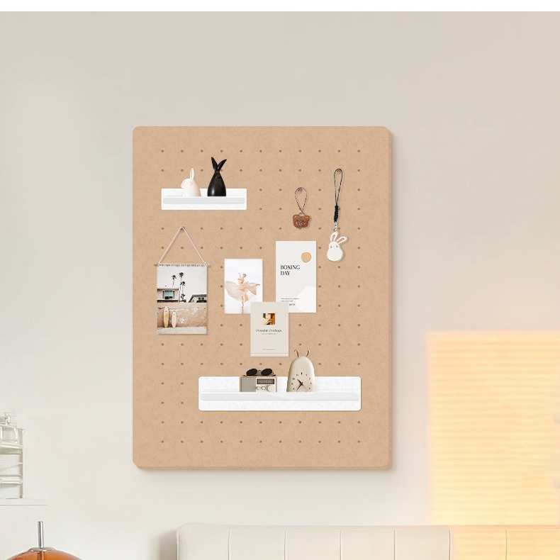 Creative felt hole board Nordic style colorful felt wall stickers wall decoration self-adhesive photo wall display board
