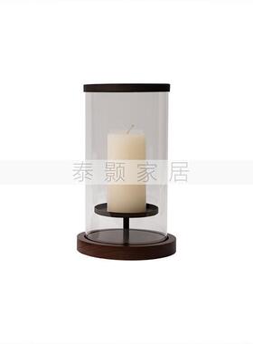 现代装饰家具厨房古风样板间板台面橱柜摆件中餐展厅软装组合