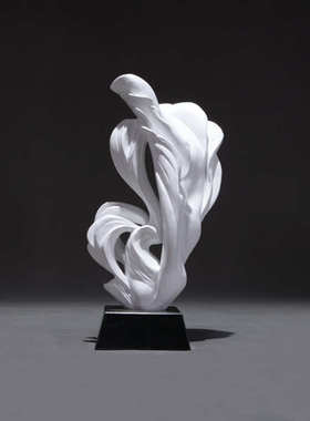 现代酒店雕塑艺术摆件别墅样板房间抽象摆设客厅陈设家居饰品创意