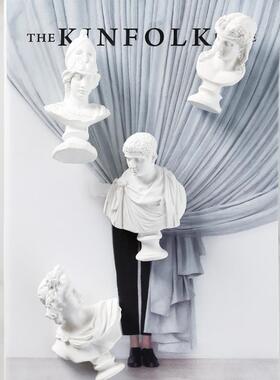 创意迷你素描石膏像小摆件卧室床头书房桌面装饰品艺术人物小摆设