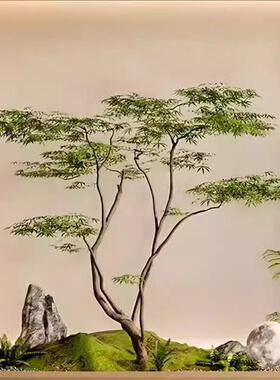 仿真绿色植物造景组合橱窗装饰假植物景观造景庭院布置玄关室内氛