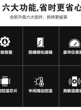 烤鸭炉CY-24燃气自动双层烤禽箱 透明钢化玻璃商用旋转五花肉烤箱