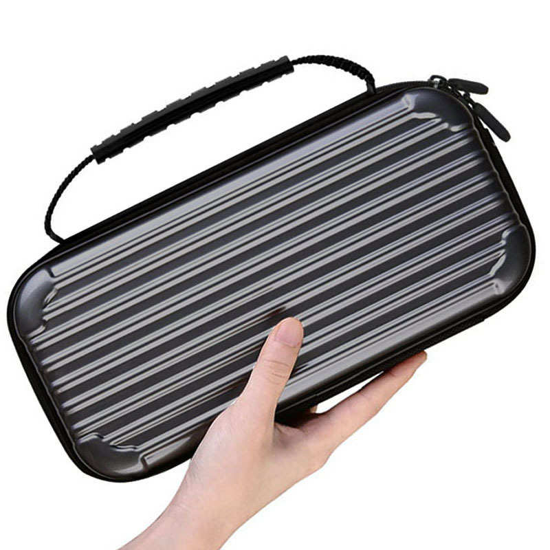 适用Switch OLED游戏机配件包 仿拉杆箱式防摔保护盒 eva收纳包 - 图0