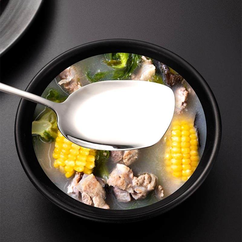 男匙304不锈钢餐匙餐厅酒店自助服务长柄餐匙公共餐匙家用餐匙,淘宝优惠券,粉丝福利购,淘宝优惠卷