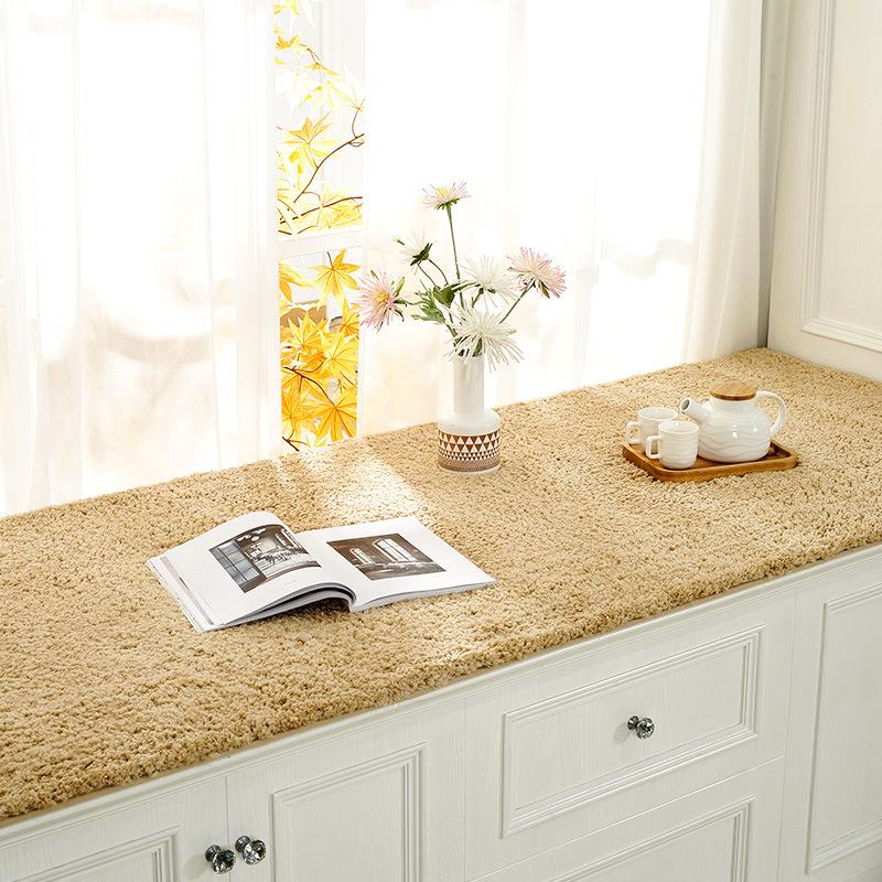 Thickened velvet simple bay window mat window sill mat tatami mat balcony mat machine washable source manufacturer
